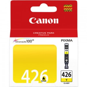 Огляд Картридж Canon CLI-426 Yellow (4559B001): характеристики, відгуки, ціни.