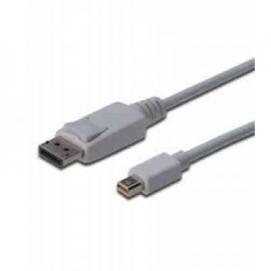 Огляд Кабель мультимедійний miniDisplayPort to DisplayPort 3.0m Digitus (AK-340102-030-W): характеристики, відгуки, ціни.