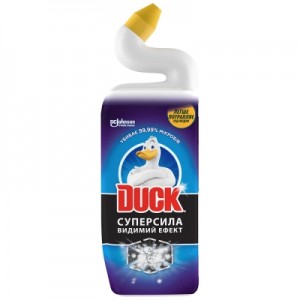 Огляд Засіб для чищення унітазу Duck Суперсила Видимий ефект 500 мл (4823002004199): характеристики, відгуки, ціни.