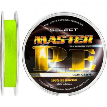Шнур Select Master PE 150m салатовый 0.24мм 29кг (1870.01.57)