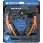 Огляд Навушники Defender Warhead G-120 Black-Orange (64099): характеристики, відгуки, ціни.