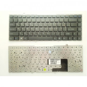 Клавіатура ноутбука Sony VGN-FW series черная без рамки UA (A43253)
