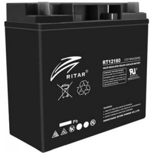 Огляд Батарея до ДБЖ Ritar AGM RT12180B, 12V-18Ah, Black (RT12180B): характеристики, відгуки, ціни.