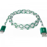 Огляд Дата кабель USB 2.0 AM to Lightning 1.0m ACH03-03LT GreenLED backlight Defender (87553): характеристики, відгуки, ціни.