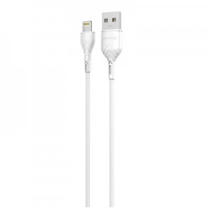Огляд Дата кабель USB 2.0 AM to Lightning 1.0m Cu, 2.1А White Grand-X (PL01W): характеристики, відгуки, ціни.