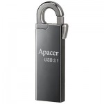 Огляд USB флеш накопичувач Apacer 64GB AH15A Ashy USB 3.1 (AP64GAH15AA-1): характеристики, відгуки, ціни.