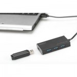 Огляд Концентратор Digitus USB 3.0 Hub, 4-port (DA-70240-1): характеристики, відгуки, ціни.