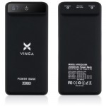 Огляд Батарея універсальна Vinga 20000 mAh QC3.0 Display soft touch black (VPB2QLSBK): характеристики, відгуки, ціни.