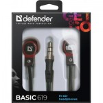 Огляд Навушники Defender Basic 619 Black-Red (63619): характеристики, відгуки, ціни.