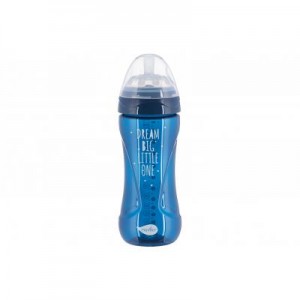 Огляд Пляшечка для годування Nuvita Mimic Cool 330мл темно-синя (NV6052NIGHTBLUE): характеристики, відгуки, ціни.