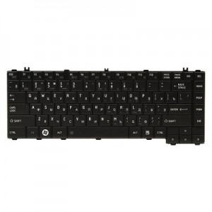 Клавіатура ноутбука PowerPlant TOSHIBA Satellite L600 черный, черный фрейм (KB311958)
