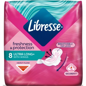 Огляд Гігієнічні прокладки Libresse Ultra Super Soft 8 шт (7322540388480): характеристики, відгуки, ціни.