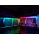 Огляд Гірлянда Twinkly Smart LED Icicle RGB 190, BT + WiFi, Gen II, кабель IP44 про (TWI190STP-TEU): характеристики, відгуки, ціни.