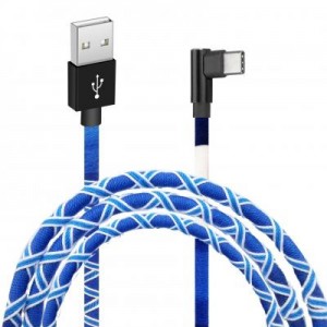Огляд Дата кабель USB 2.0 AM to Type-C 1.0m White/Blue Grand-X (FC-08WB): характеристики, відгуки, ціни.
