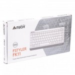 Огляд Клавіатура A4Tech FK11 Fstyler Compact Size USB White (FK11 USB (White)): характеристики, відгуки, ціни.
