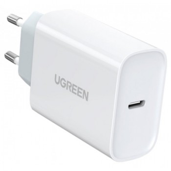 Зарядний пристрій Ugreen CD127 Type-C PD 30W Charger (White) (70161)