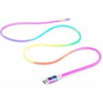 Огляд Дата кабель USB Type-C to Lightning 1.0m MFI Rainbow REAL-EL (EL123500054): характеристики, відгуки, ціни.