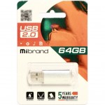 Огляд USB флеш накопичувач Mibrand 64GB Cougar Silver USB 2.0 (MI2.0/CU64P1S): характеристики, відгуки, ціни.