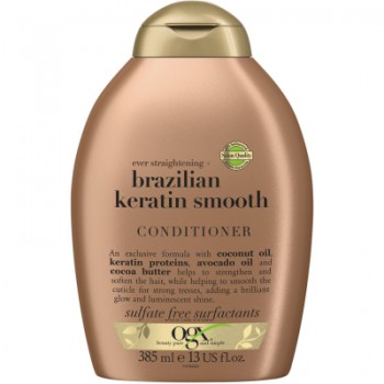Кондиціонер для волосся OGX Brazilian Keratin Smooth для зміцнення волосся 385 мл (0022796976024)