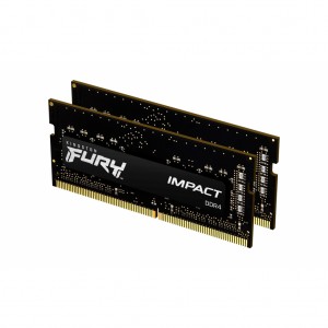 Огляд Модуль пам'яті для ноутбука SoDIMM DDR4 16GB (2x8GB) 3200 МГц Fury Impact Kingston Fury (ex.: характеристики, відгуки, ціни.
