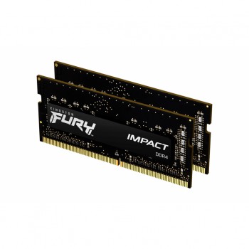 Модуль пам'яті для ноутбука SoDIMM DDR4 16GB (2x8GB) 3200 МГц Fury Impact Kingston Fury (ex.