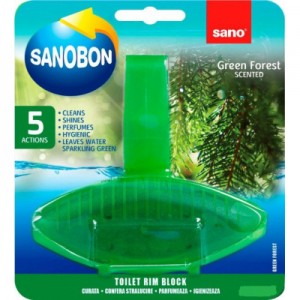 Огляд Туалетний блок Sano Зелений ліс 55 г (7290102990030): характеристики, відгуки, ціни.