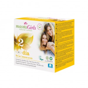 Огляд Гігієнічні прокладки Masmi Girl ультратонкі для підлітків розмір 2 10 шт. (8432984001636): характеристики, відгуки, ціни.