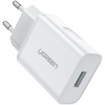Огляд Зарядний пристрій Ugreen CD122 18W USB QC 3.0 Charger (White) (10133): характеристики, відгуки, ціни.