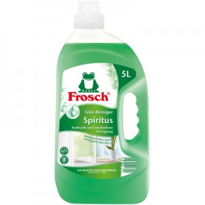 Огляд Засіб для миття скла Frosch спиртовий 5 л (4001499116124): характеристики, відгуки, ціни.
