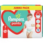 Огляд Підгузок Pampers трусики Pants Giant Plus Розмір 7 (17+ кг) 38 шт. (8006540069387): характеристики, відгуки, ціни.