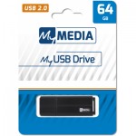 Огляд USB флеш накопичувач Verbatim 64GB MyMedia Black USB 2.0 (69263): характеристики, відгуки, ціни.