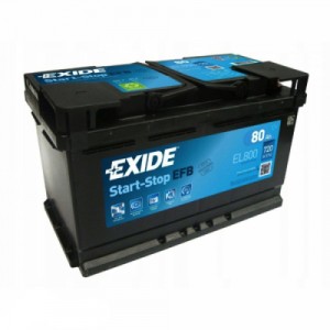 Автомобільний акумулятор EXIDE START-STOP EFB 80A (EL800)