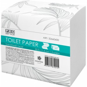 Огляд Туалетний папір PRO service Premium 2 шари 300 аркушів (4823071610215): характеристики, відгуки, ціни.
