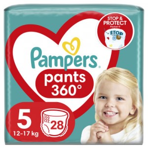 Підгузки Pampers трусики Pants Junior Розмір 5 (12-17 кг) 28 шт (8006540069714)