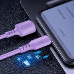 Огляд Дата кабель USB 2.0 AM to Type-C 1.0m soft silicone violet ColorWay (CW-CBUC044-PU): характеристики, відгуки, ціни.