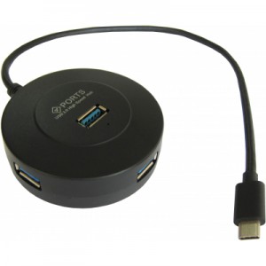 Огляд Концентратор Maiwo USB 3.1 Type-C - 4 port USB 3.0 Type-А, cable 30 cm (KH304): характеристики, відгуки, ціни.