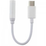 Огляд Перехідник Lapara USB Type-C Male - Audio AUX mini jack 3,5 mm Female (LA-Type-C-Audio-3.5mm white): характеристики, відгуки, ціни.