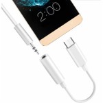 Огляд Перехідник Lapara USB Type-C Male - Audio AUX mini jack 3,5 mm Female (LA-Type-C-Audio-3.5mm white): характеристики, відгуки, ціни.