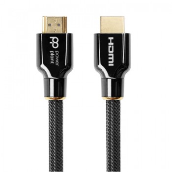 Кабель мультимедійний HDMI to HDMI 1.0m 2.1V, Ultra HD 8K, eARC, 30AWG PowerPlant (CA912186)