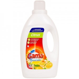 Огляд Гель для прання Gama Sensations Citrus 1.2 л (8435495815808): характеристики, відгуки, ціни.