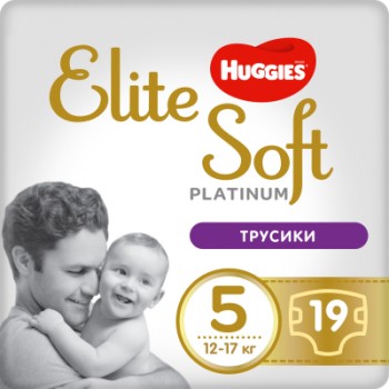 Підгузок Huggies Elite Soft Platinum Pants 5 (12-17 кг) 19 шт (5029053549194)