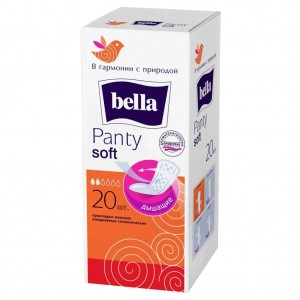 Огляд Щоденні прокладки Bella Panty Soft 20 шт. (5900516311926): характеристики, відгуки, ціни.