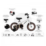 Огляд Дитячий велосипед Miqilong BS Сріблястий 12" (ATW-BS12-SILVER): характеристики, відгуки, ціни.