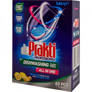 Огляд Таблетки для посудомийних машин Dr. Prakti 72 шт. (5900308777121): характеристики, відгуки, ціни.