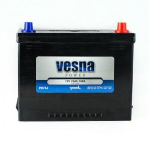 Огляд Акумулятор автомобільний Vesna 75 Ah/12V Vesna Japan Euro (415 875): характеристики, відгуки, ціни.
