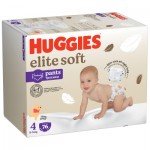 Огляд Підгузок Huggies Elite Soft 4 (9-14 кг) Box 76 шт (5029053582450): характеристики, відгуки, ціни.