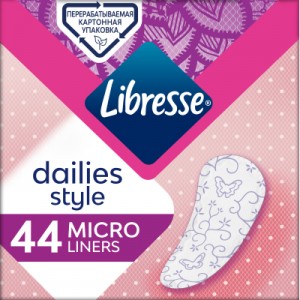 Огляд Щоденні прокладки Libresse Daily Fresh Micro Refill 44 шт. (7322540510591): характеристики, відгуки, ціни.