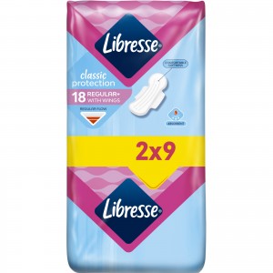 Гігієнічні прокладки Libresse Classic Protection Regular 18 шт. (7322541233604)
