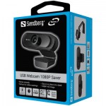 Огляд Веб-камера Sandberg Webcam 1080P Saver Black (333-96): характеристики, відгуки, ціни.