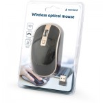 Огляд Мишка Gembird MUSW-4B-06-BG Wireless Black-Gold (MUSW-4B-06-BG): характеристики, відгуки, ціни.